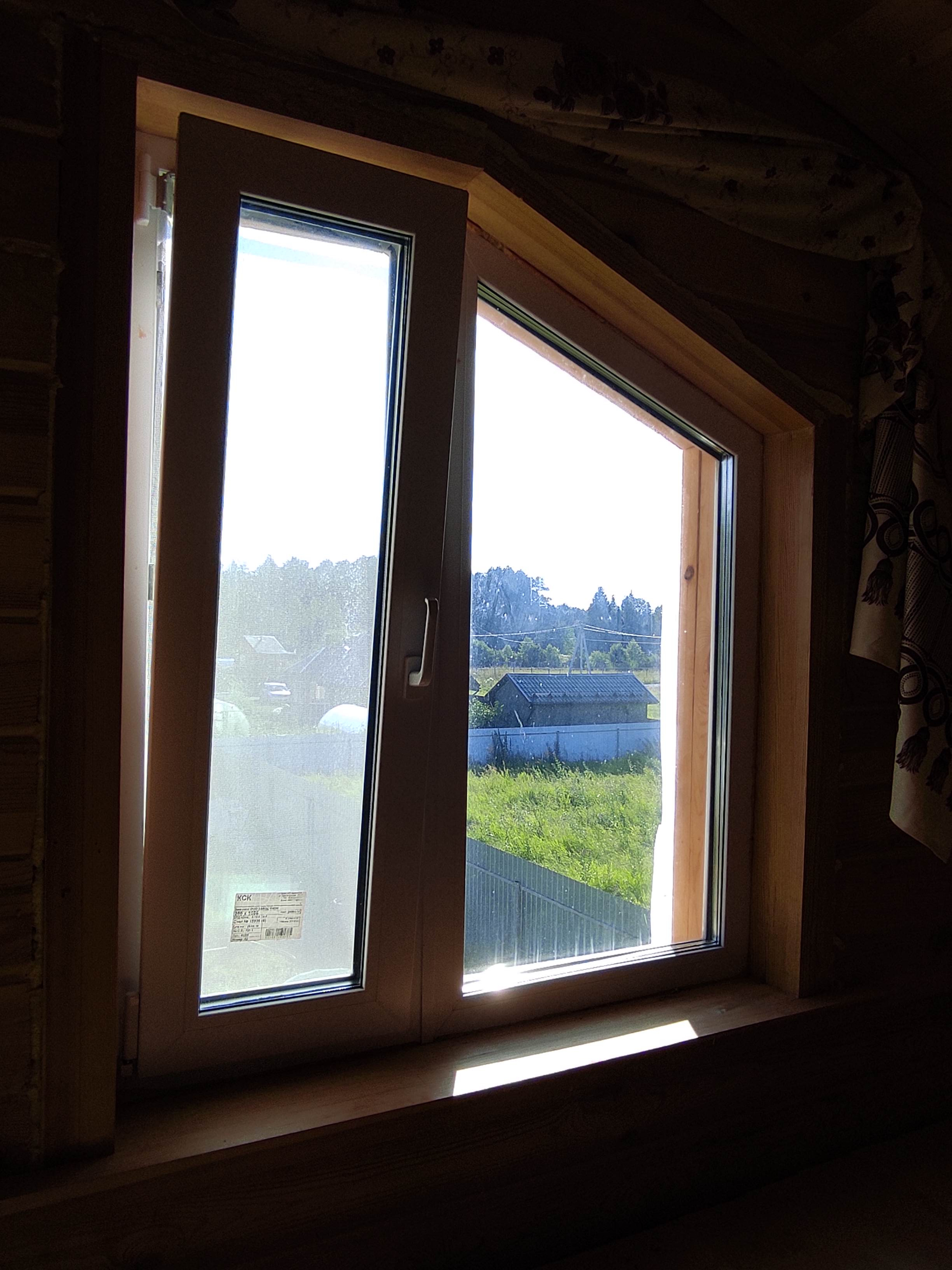 Установка фигурных окон